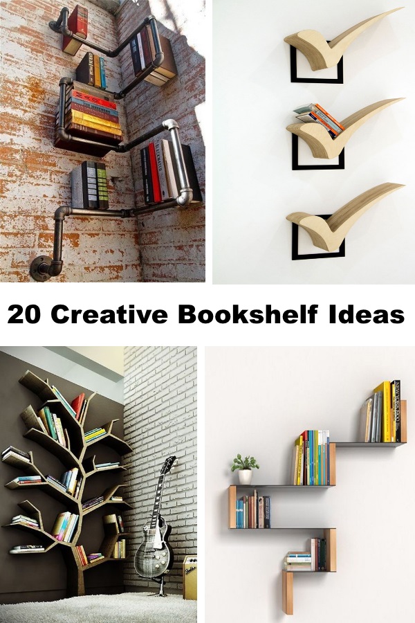 20 Creative Bookshelf Ideas My Home Inspiration