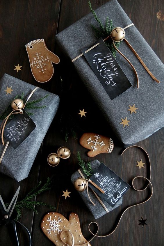 How to Wrap a Christmas Gifts (30 beautiful ideas)18