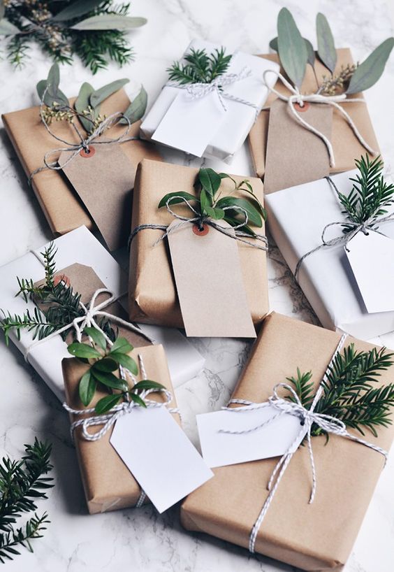 How to Wrap a Christmas Gifts (30 beautiful ideas)7