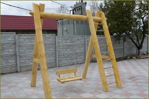 Вуличні гойдалки, це відпочинок і прикраса дизайну двору: 45 красивих ...