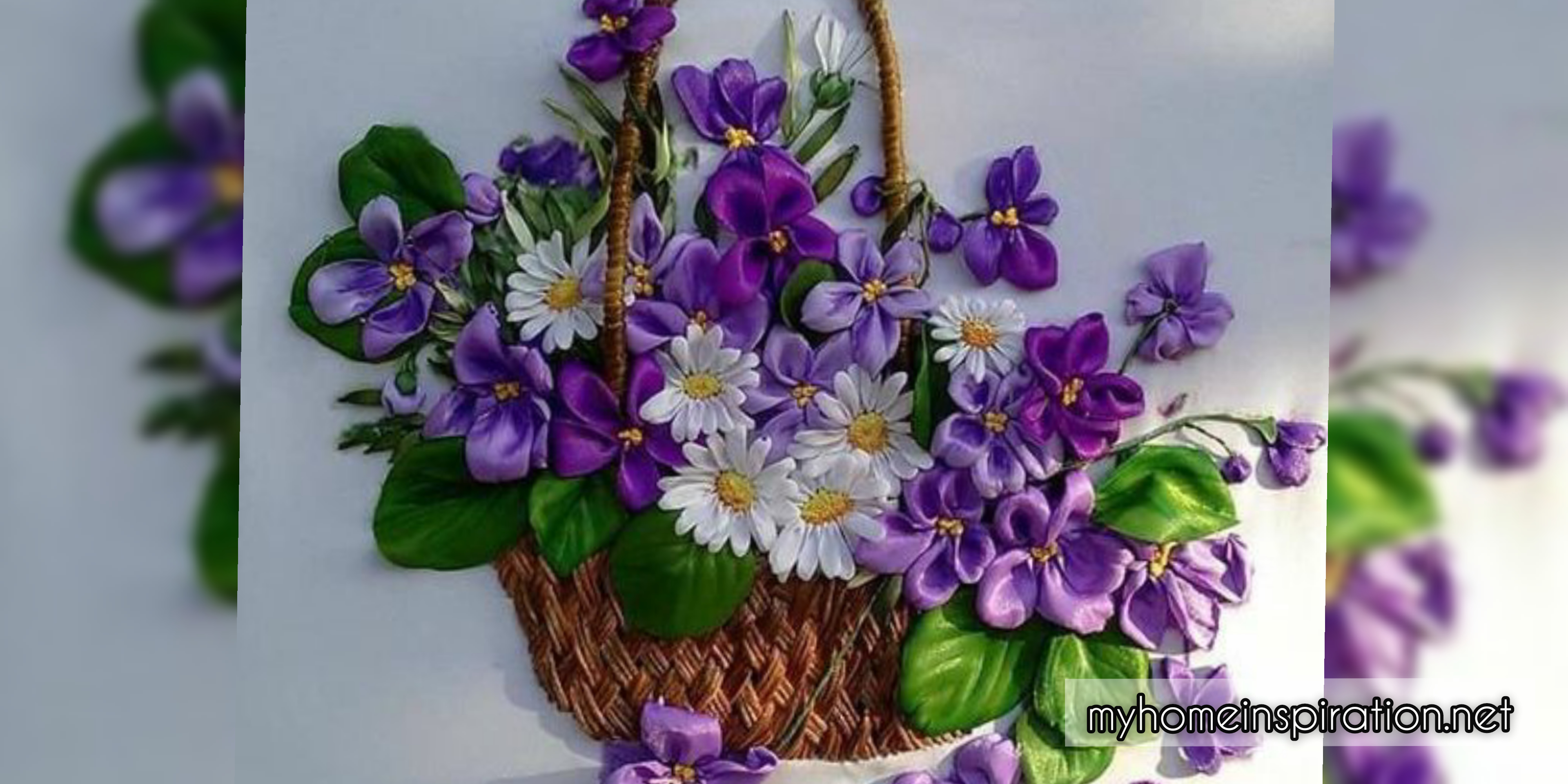 Картина лентами для начинающих